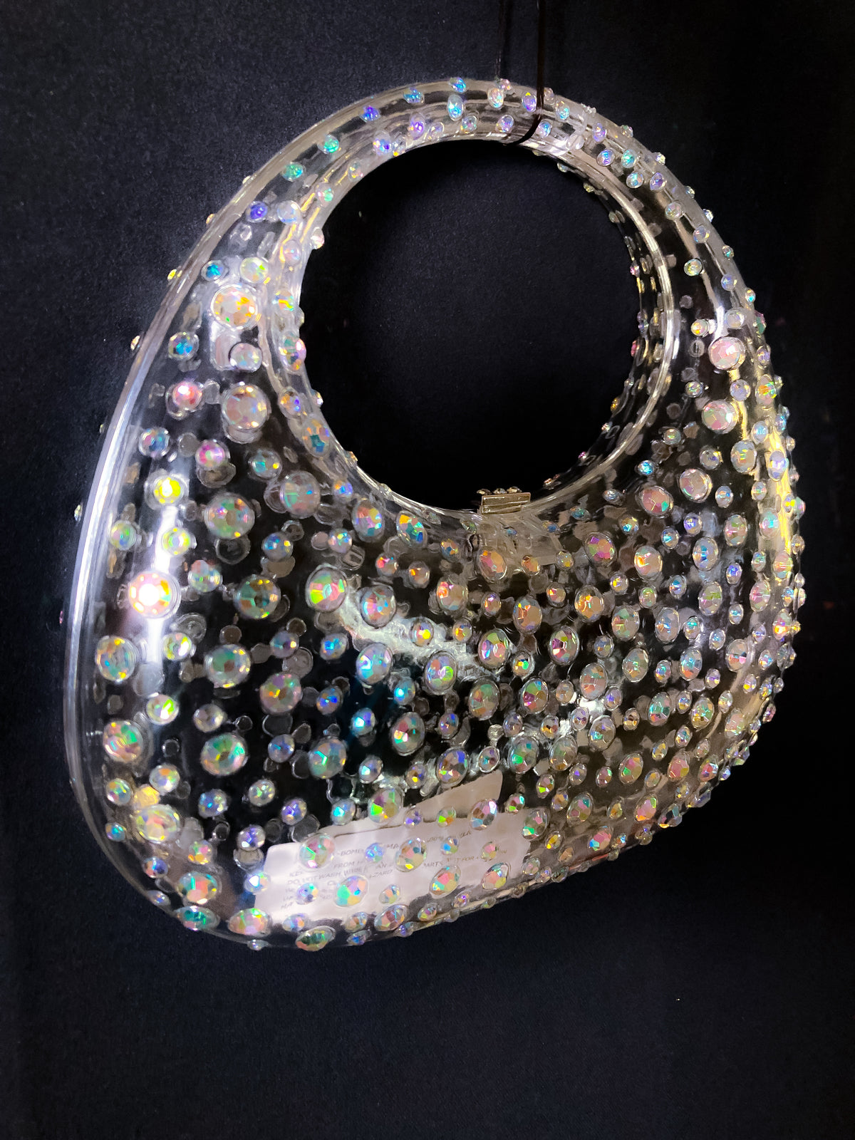 Bombshell Clear Crystal Acrylic Handbag