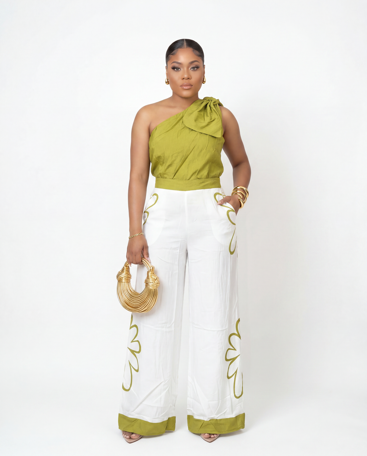 Green Grove Pants Set