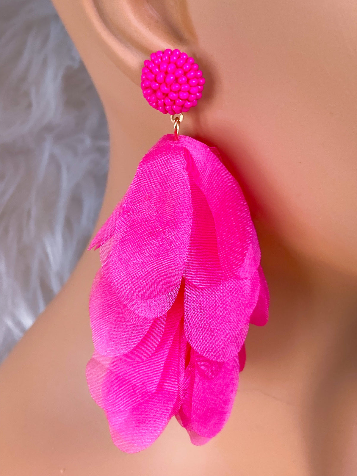 Flying Petals Statement Solid Earrings - 3 Colors