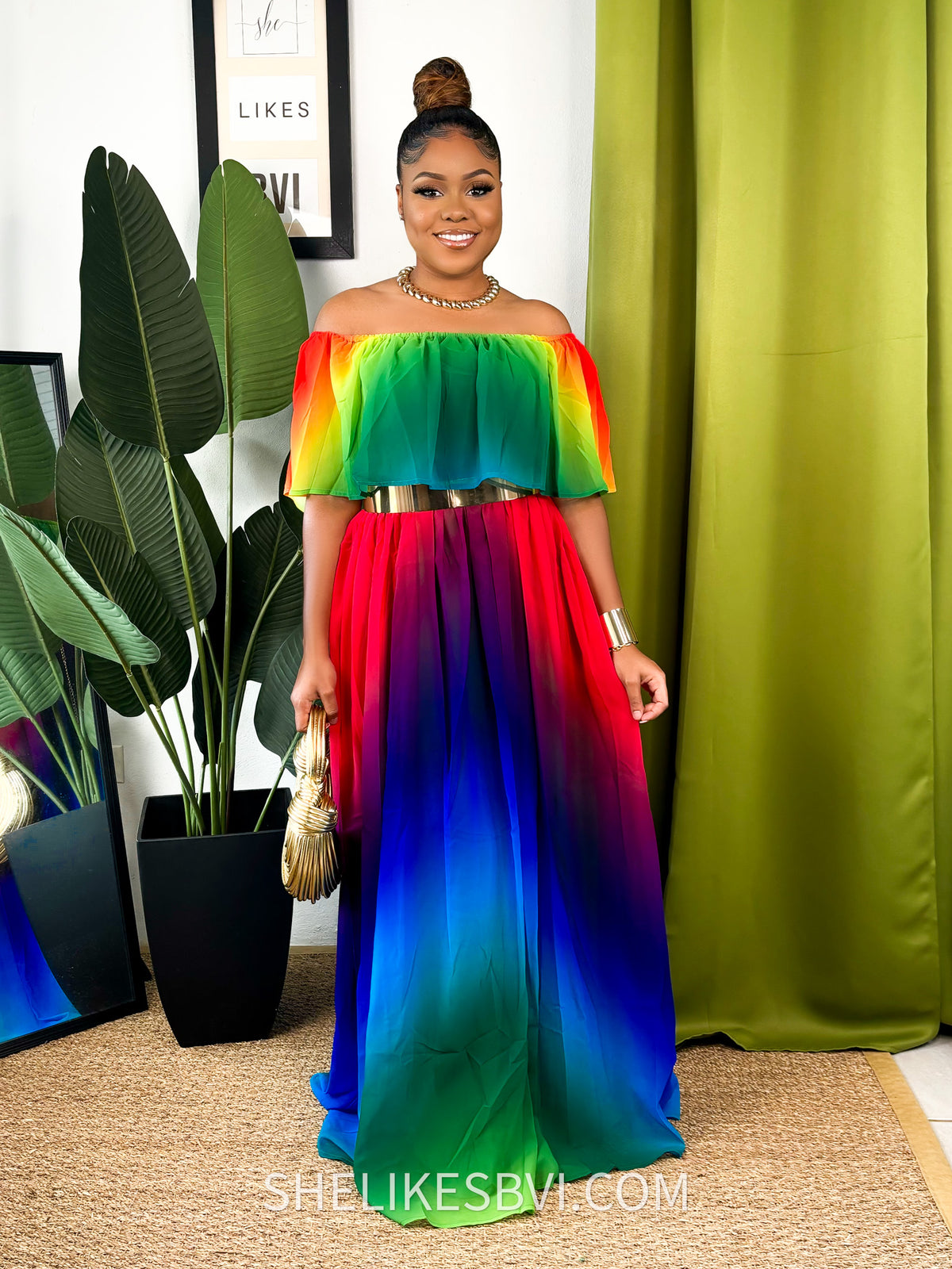 rainbow dress Beautiful Rainbow Ombre Off Shoulder Maxi Dress SheLikesBVI.com rainbow dress Beautiful Rainbow Ombre Off Shoulder Maxi Dress SheLikesBVI.com