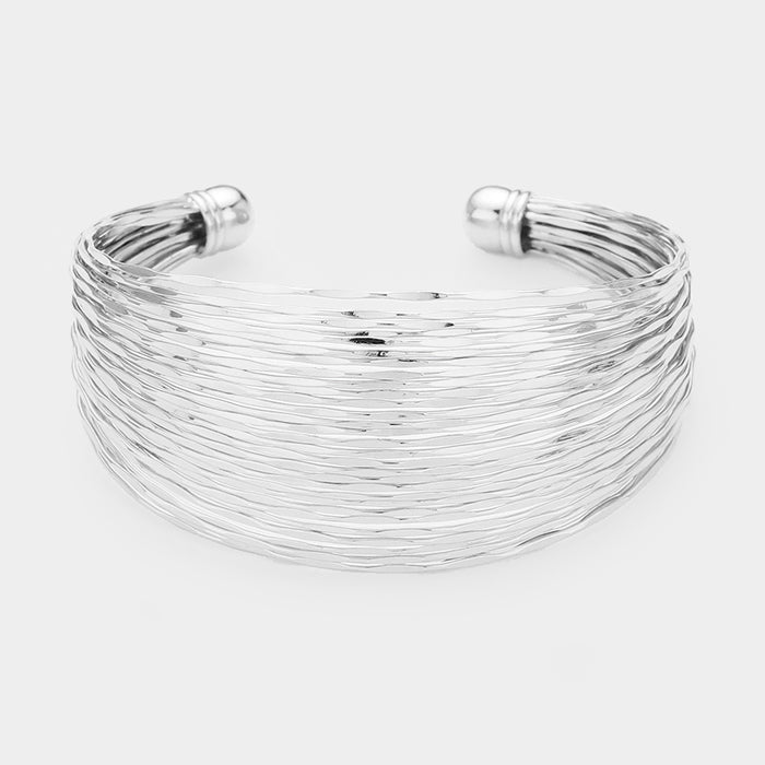 Strands of Silver Bracelet